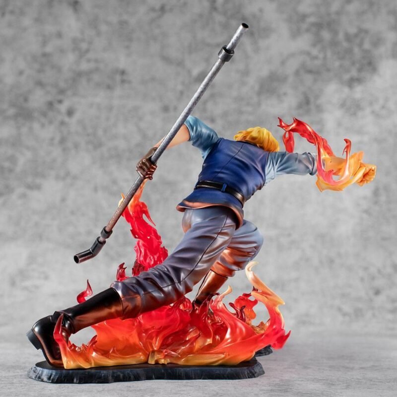 Statuette One Piece - Sabo Fire Fist PVC P.O.P. (15cm) – Image 4
