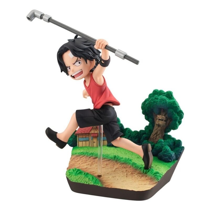 Statuette One Piece - Portgas D. Ace "Run Run Run" G.E.M. (13cm) – Image 3
