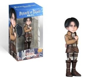 Figurine L'Attaque des Titans - Levi Ackerman Minix (12cm)