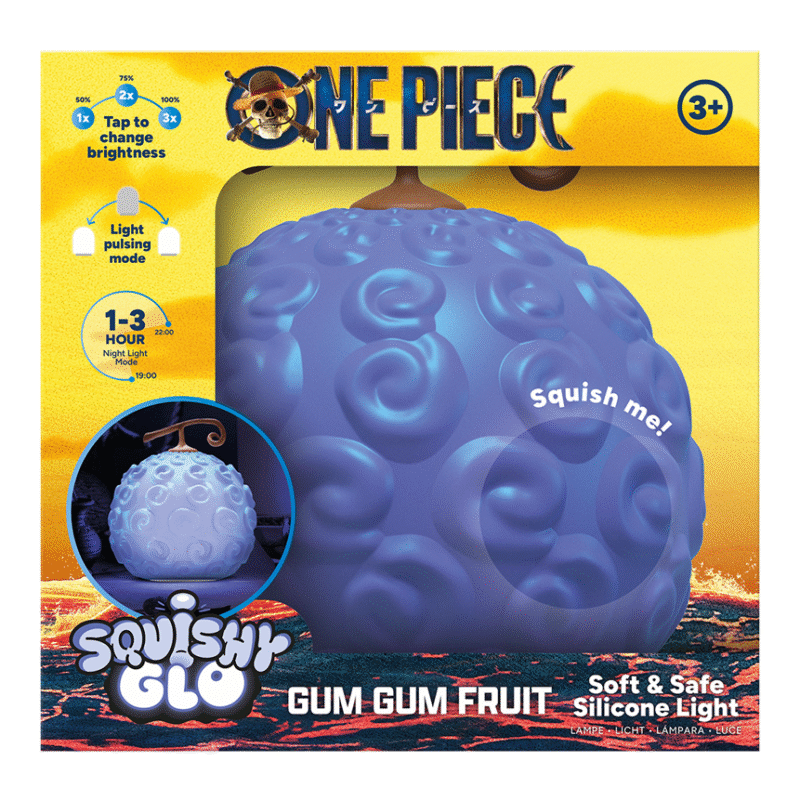 Lampe One Piece Netflix - Fruit GumGum SquishyGlo Rechargeable (15cm) – Image 2
