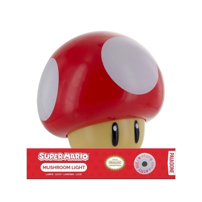 Lampe Super Mario - Champignon Veilleuse Sonore Try Me (12cm) – Image 3