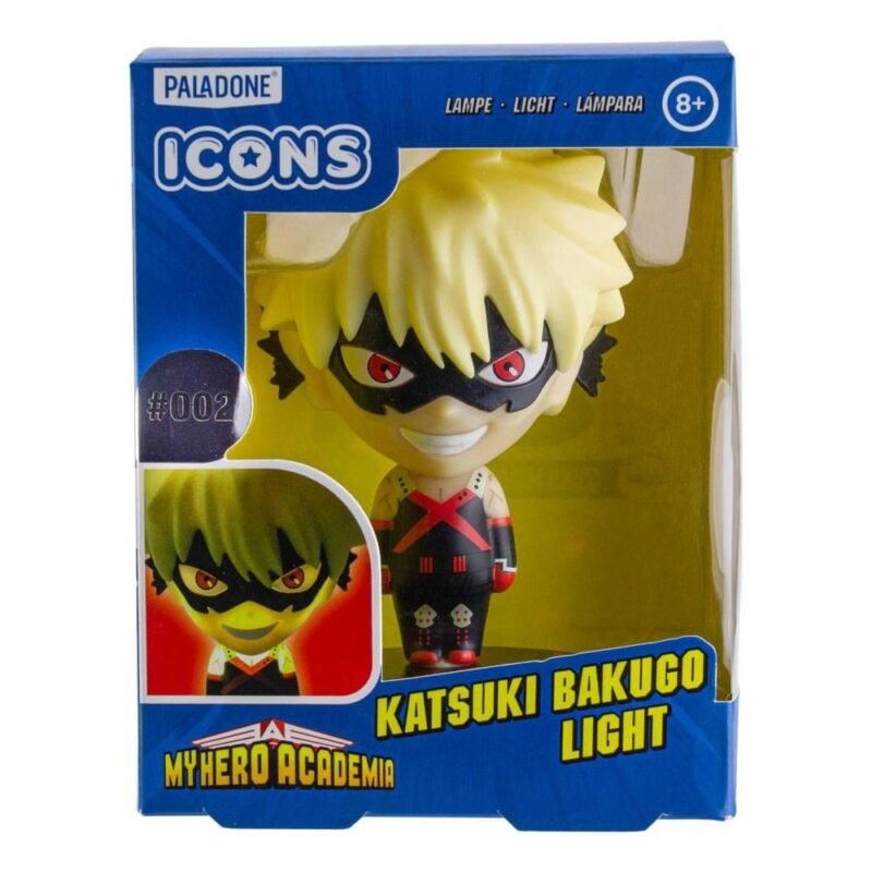 Lampe My Hero Academia - Katsuki Bakugo Veilleuse Icon 3D