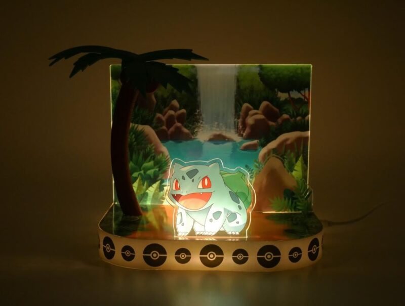 Lampe Pokémon - Bulbizarre Diaporama Lumineuse LED – Image 2