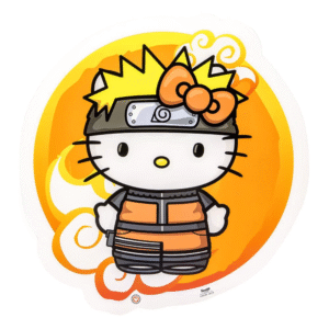 Lampe Naruto x Hello Kitty - Neon Mural Led (30cm)