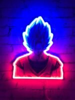 Lampe Dragon Ball - Neon Mural Led Goku Super