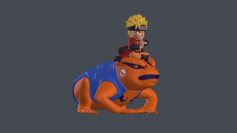 Lampe Naruto - Naruto & Gamakishi Figurine Lumineuse (20cm) – Image 5