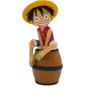 Lampe One Piece - Luffy sur Tonneau Figurine Lumineuse (27cm)