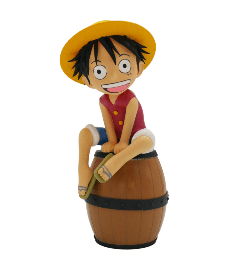 Lampe One Piece - Luffy sur Tonneau Figurine Lumineuse (27cm)