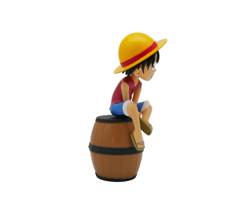 Lampe One Piece - Luffy sur Tonneau Figurine Lumineuse (27cm) – Image 2