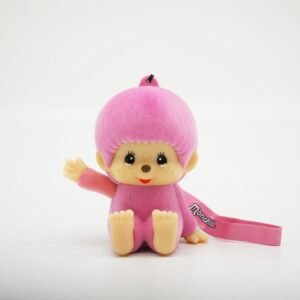 Lampe Monchhichi - Figurine Rose Lumineuse LED (9cm)
