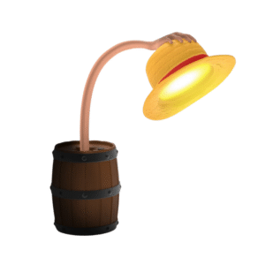 Lampe One Piece Netflix – Chapeau de Bureau (27cm)